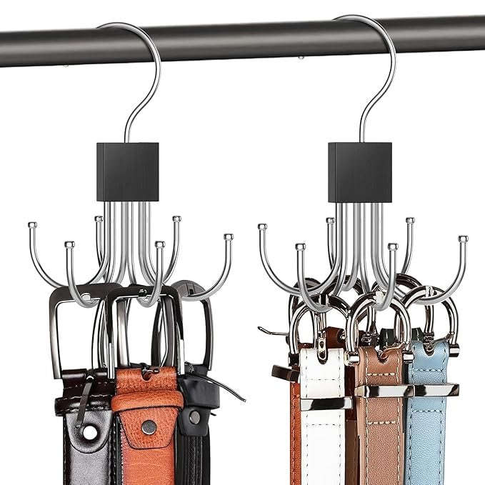 Rotating 6Claw Stainless Steel Storage Hooks