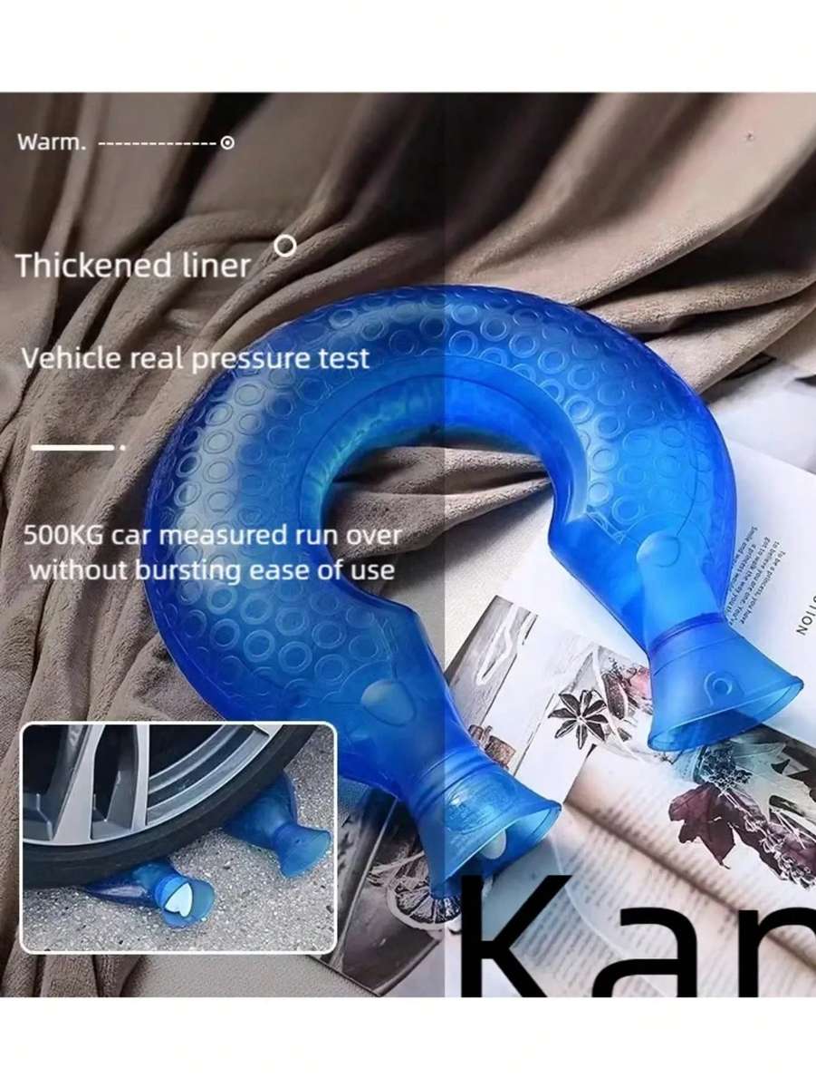 UShaped Hot Water Bag - Blue