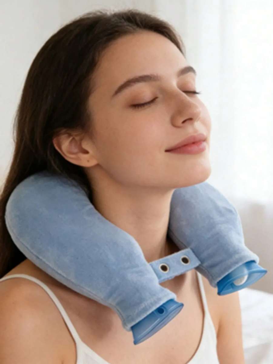 UShaped Hot Water Bag - Blue