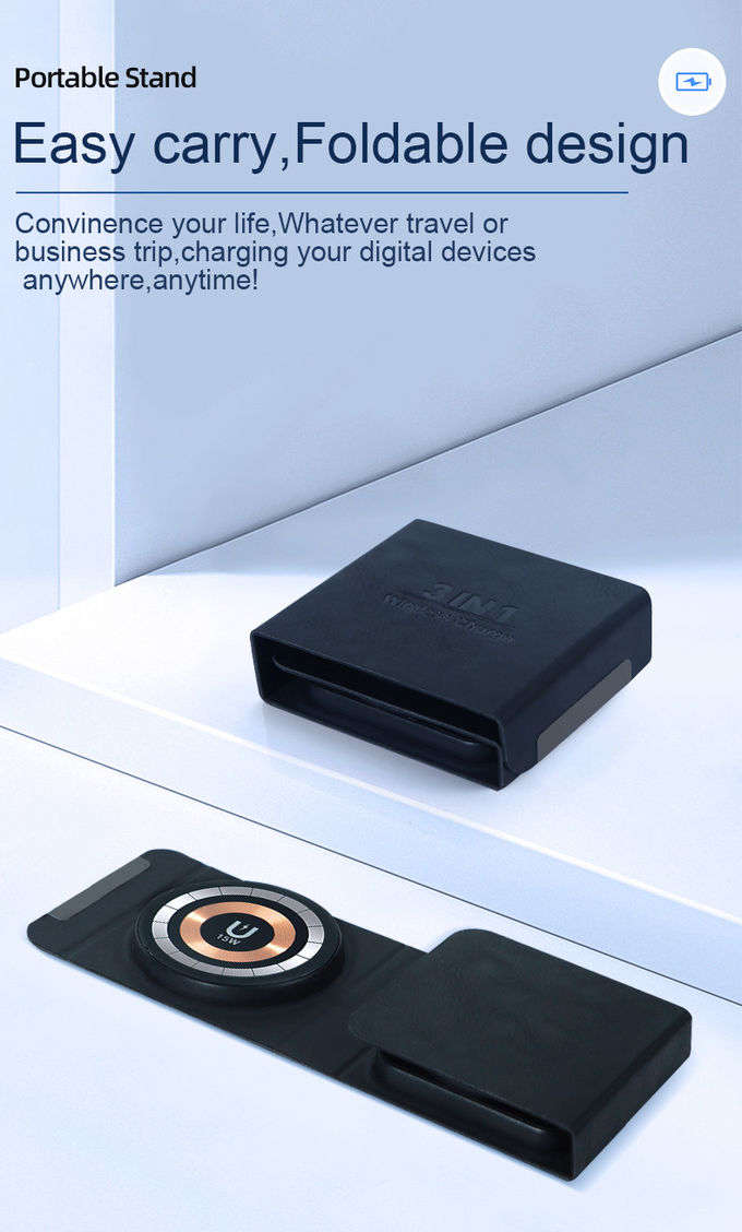 3 in wireless charger with Magsafe - Black