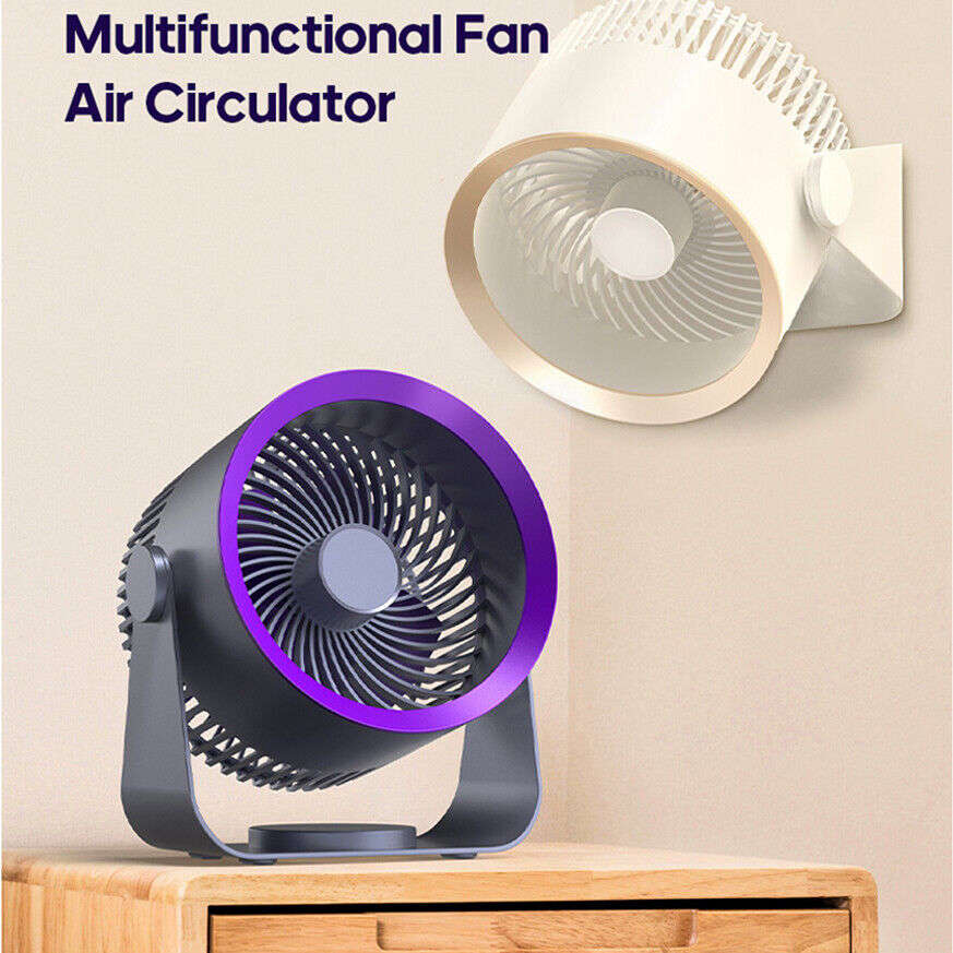 Rechargeable Portable Desktop Fan Ventilator/Grey