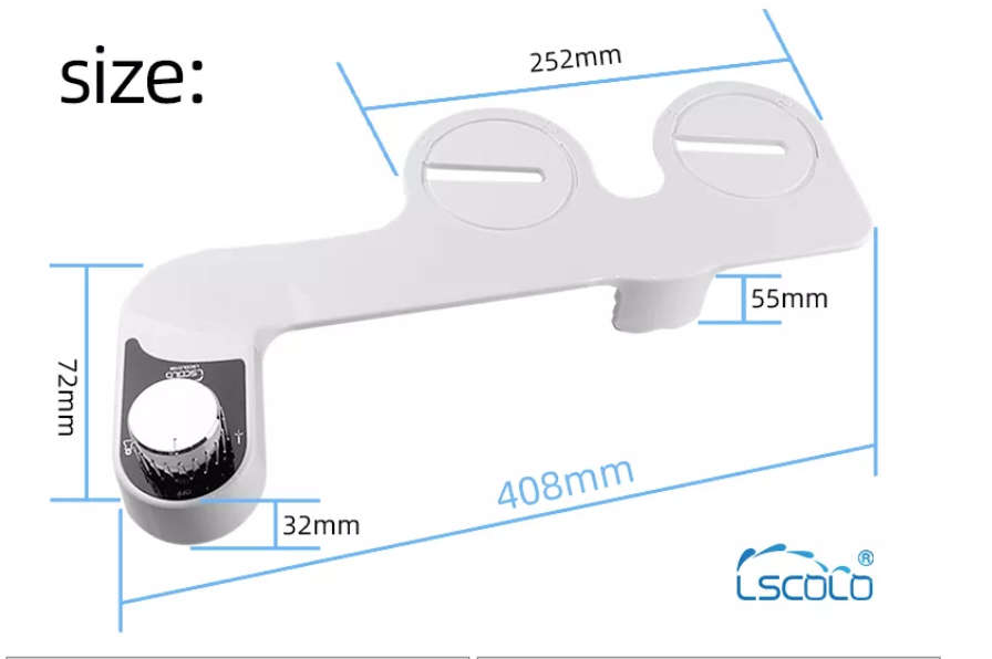 Bathroom Bidet Toilet Seat Attachment