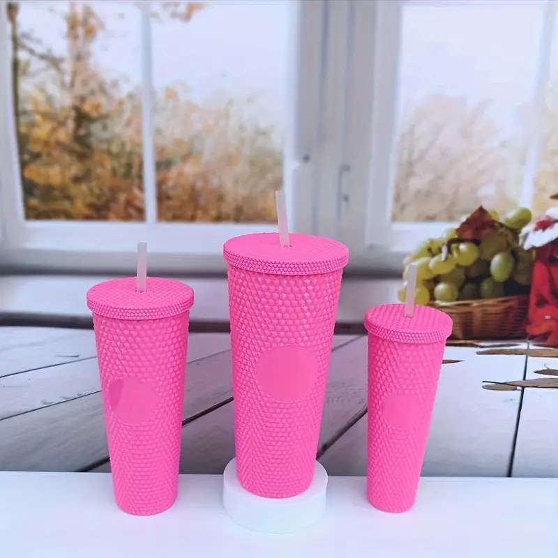 3PC Diamond Studded Super Cool Tumbler Set-Black