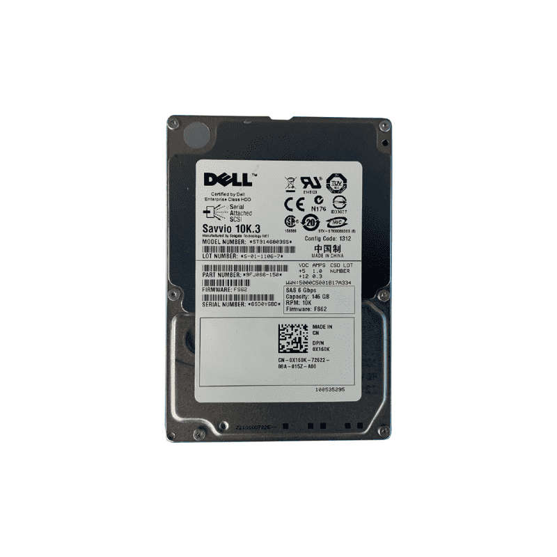 Dell 146GB 2.5 SAS HDD 9FJ066-150 - FOR SERVERS ONLY - Gold Choice