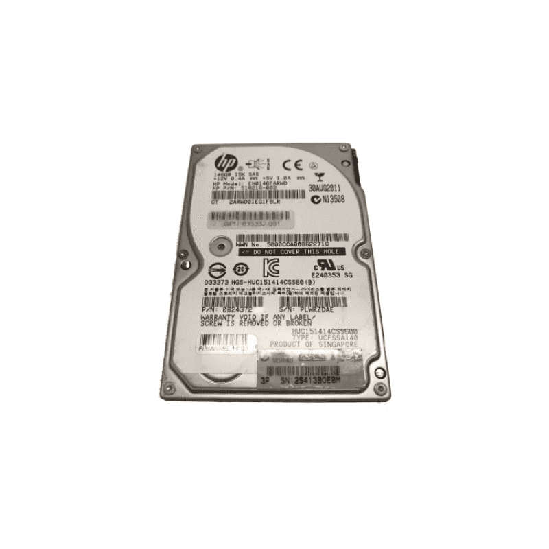HP 146GB 2.5 SAS HDD 0B24372 - FOR SERVERS ONLY - Gold Choice