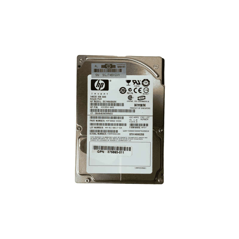 HP 146GB 2.5 SAS HDD 9F6066-033 - FOR SERVERS ONLY - Gold Choice