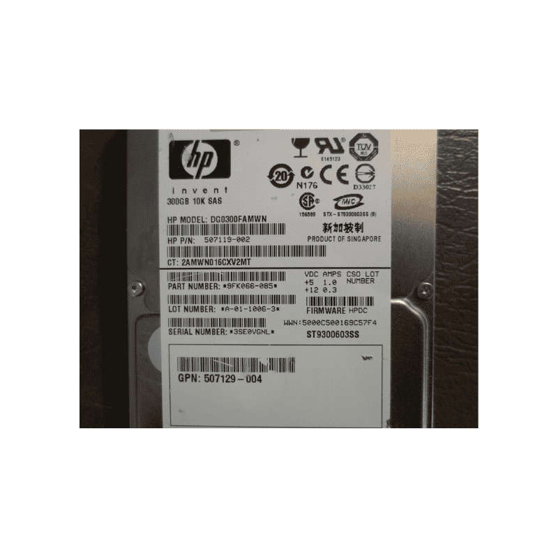 HP 300GB 2.5 SAS HDD 9FK066-085 - FOR SERVERS ONLY - Gold Choice