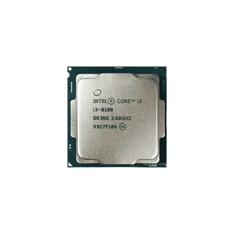 Intel Core i3-8100 Processor - Gold Choice