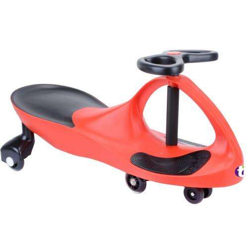 SwingCar with LED Wheels - Red