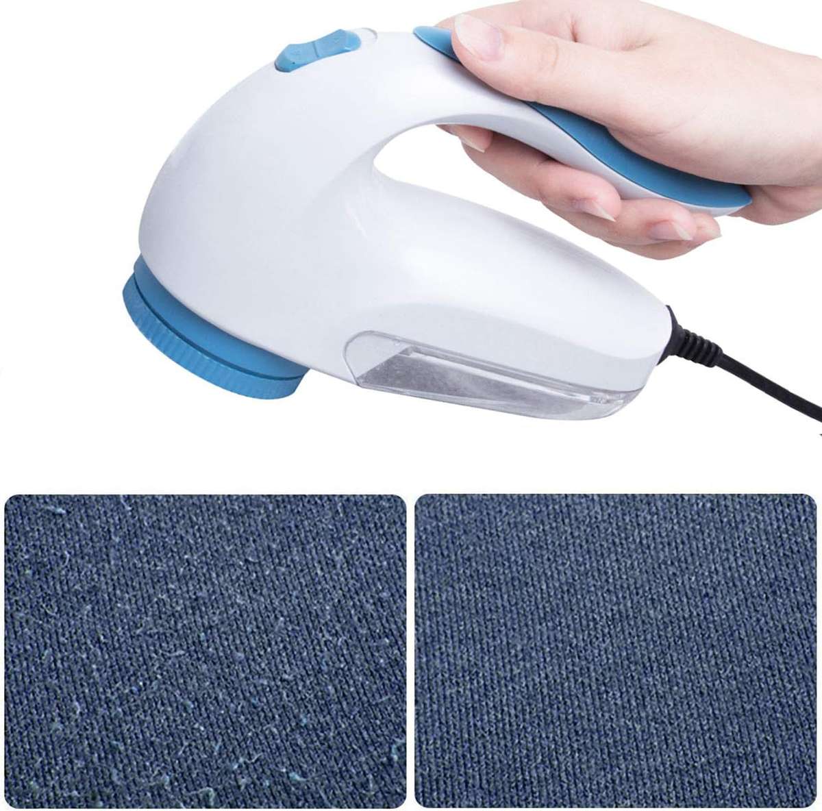 The Electric Lint Remover with 2 x Replacement Razors