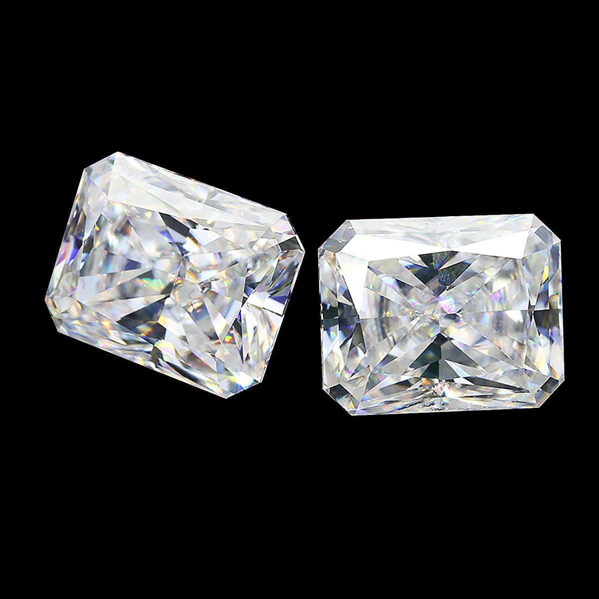 Radiant Cut Moissanites