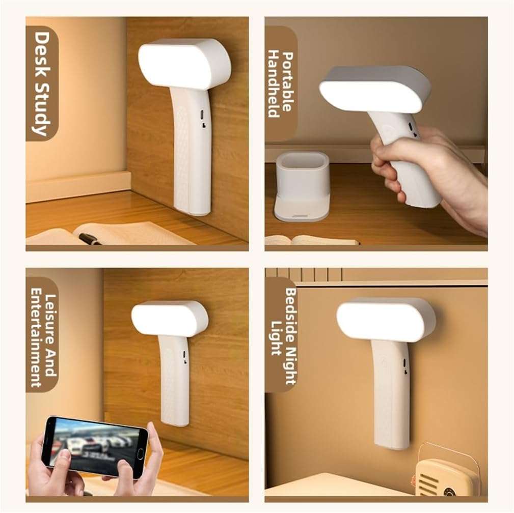 Portable LED Desk Lamp  3 Color Modes, Foldable, Touch Control & Eye Protection