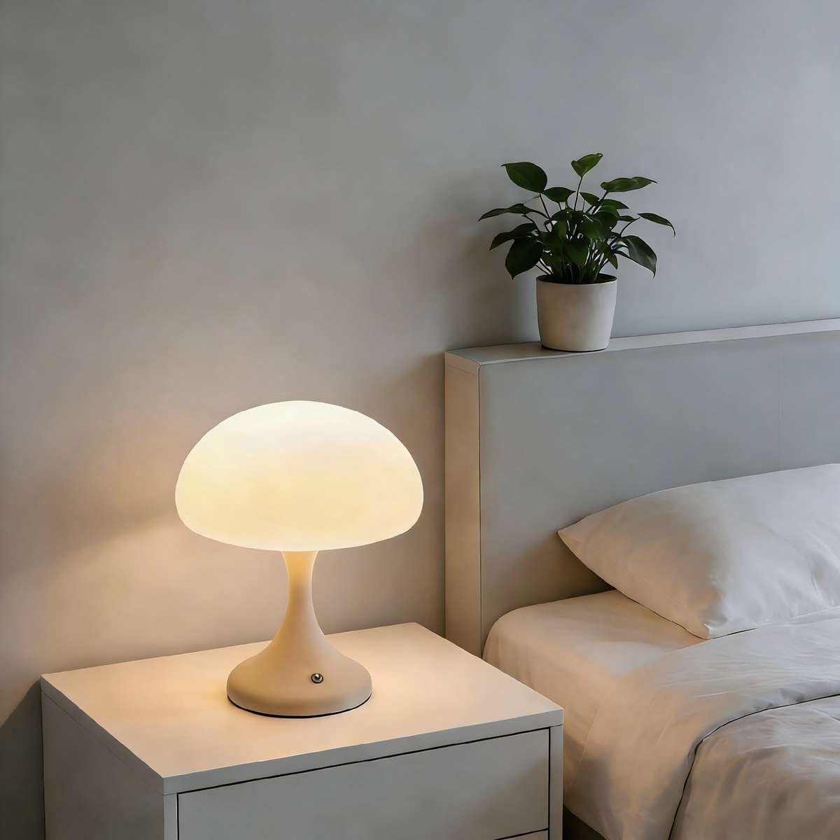 Rechargeable Jellyfish Table Lamp  Touch Dimming LED