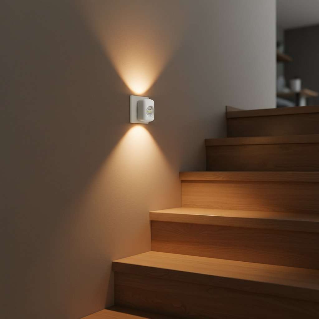 LumiLiving Mini LED Night Light 6-Pack | Plug-In Dusk-to-Dawn Sensor | Warm White