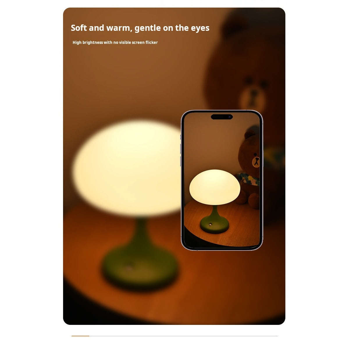 Rechargeable Jellyfish Table Lamp  Touch Dimming LED