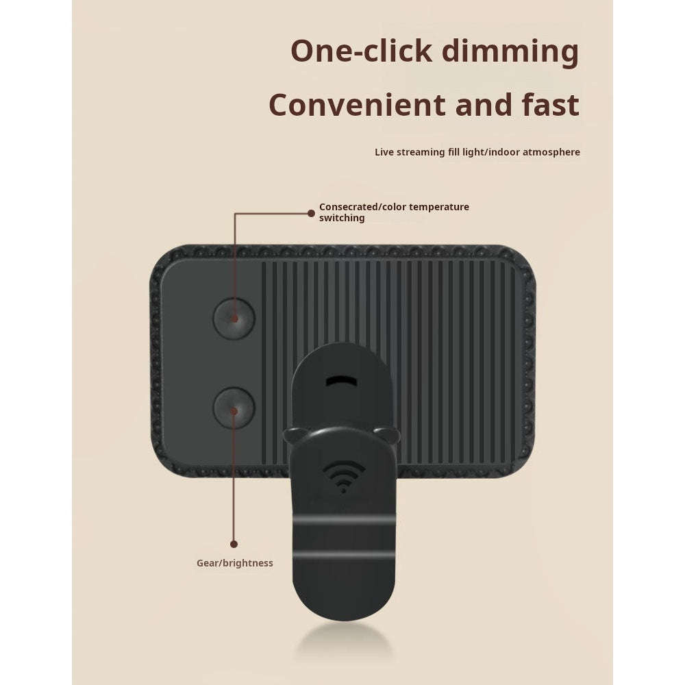 Clip-On Selfie Fill Light 2-Pack | Tri-Color USB Rechargeable for Phone Laptop Live Streaming