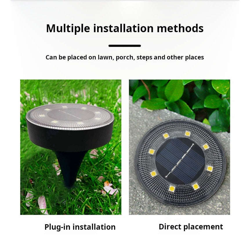 Solar Outdoor Waterproof Step & Ground Lights | IP68 | Automatic Dusk-to-Dawn
