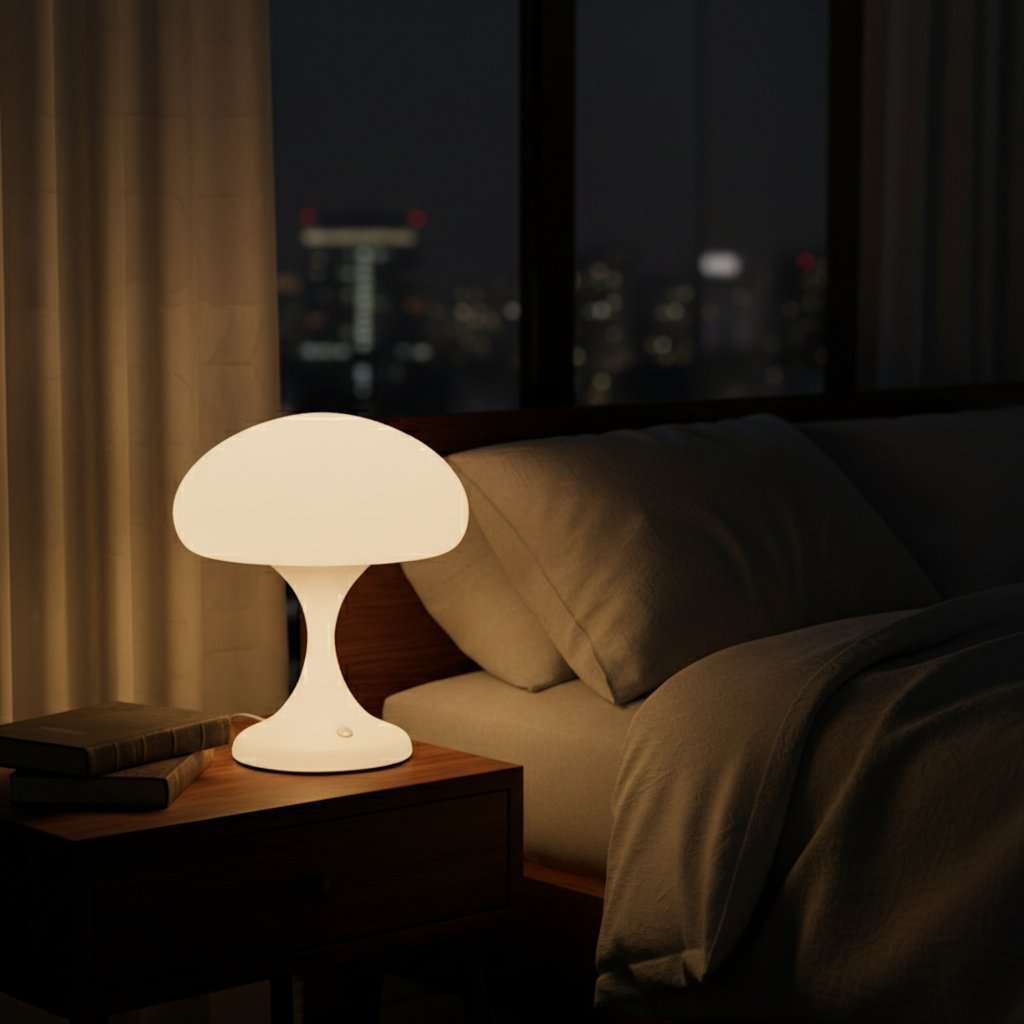 Rechargeable Jellyfish Table Lamp  Touch Dimming LED