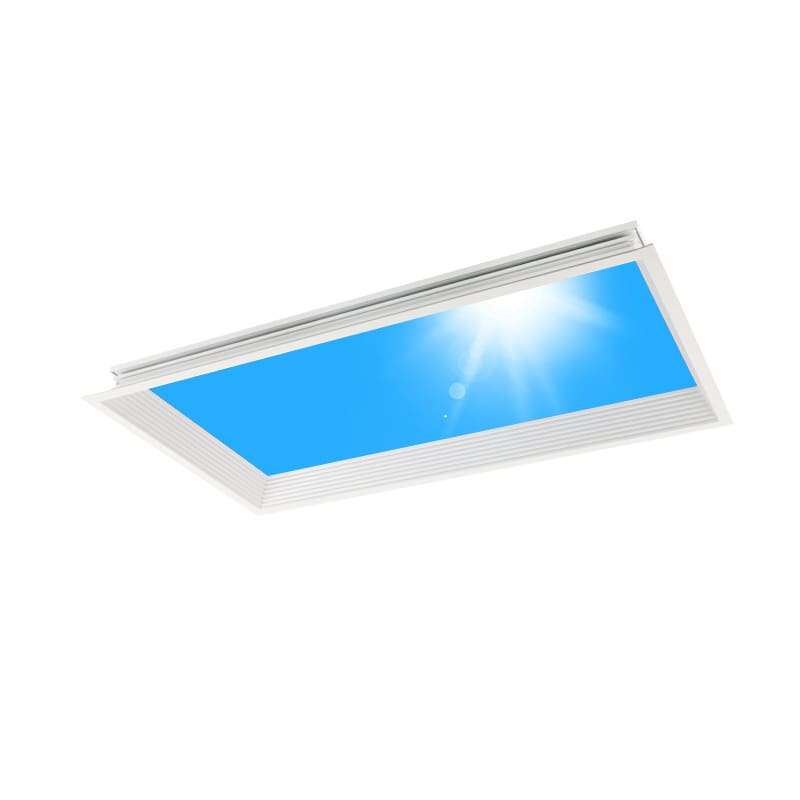 Skylight Recessed Ultra-Thin LED Panel Light  High CRI Natural Daylight, Smart Ceiling Mount