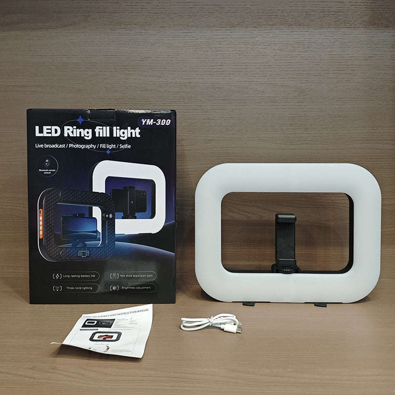 LumiLiving 26cm color Ring Light with 2.1m Floor Stand