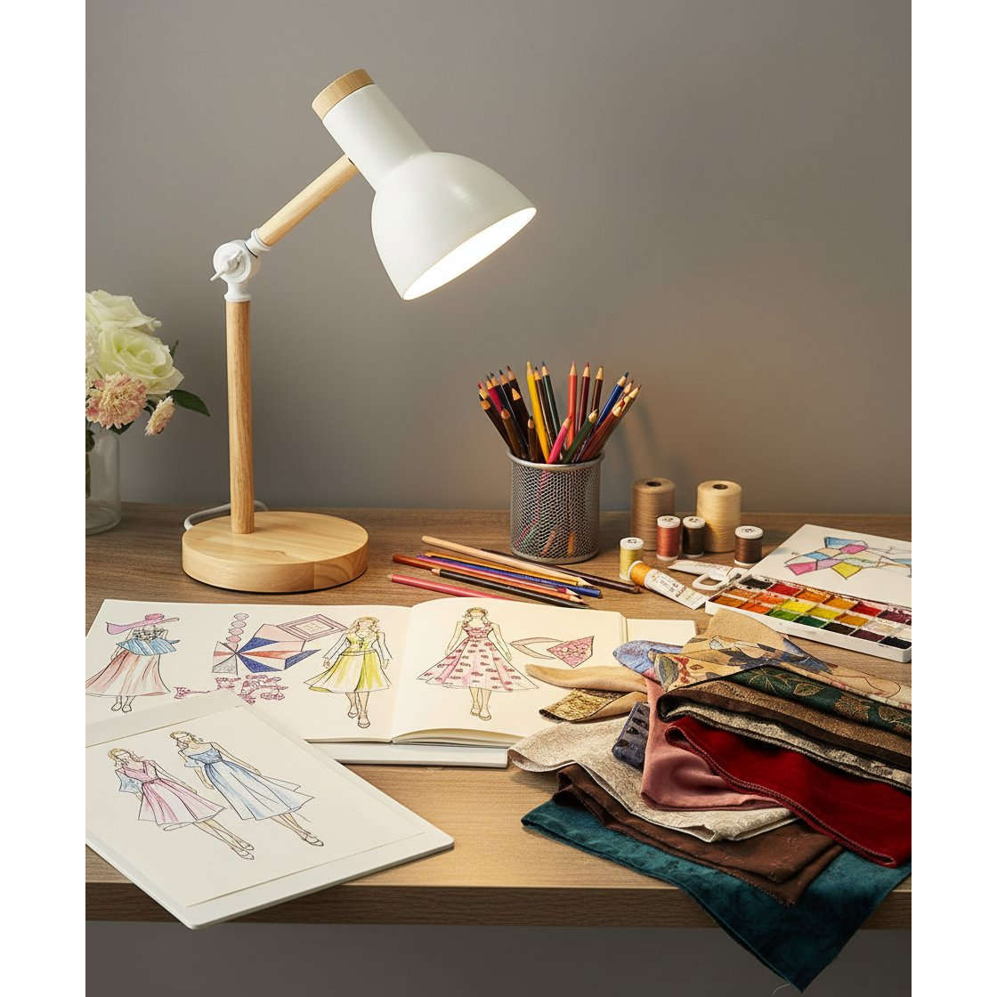 Eye Protection Desk Lamp  Flicker-Free, CRI95+, Touch Control
