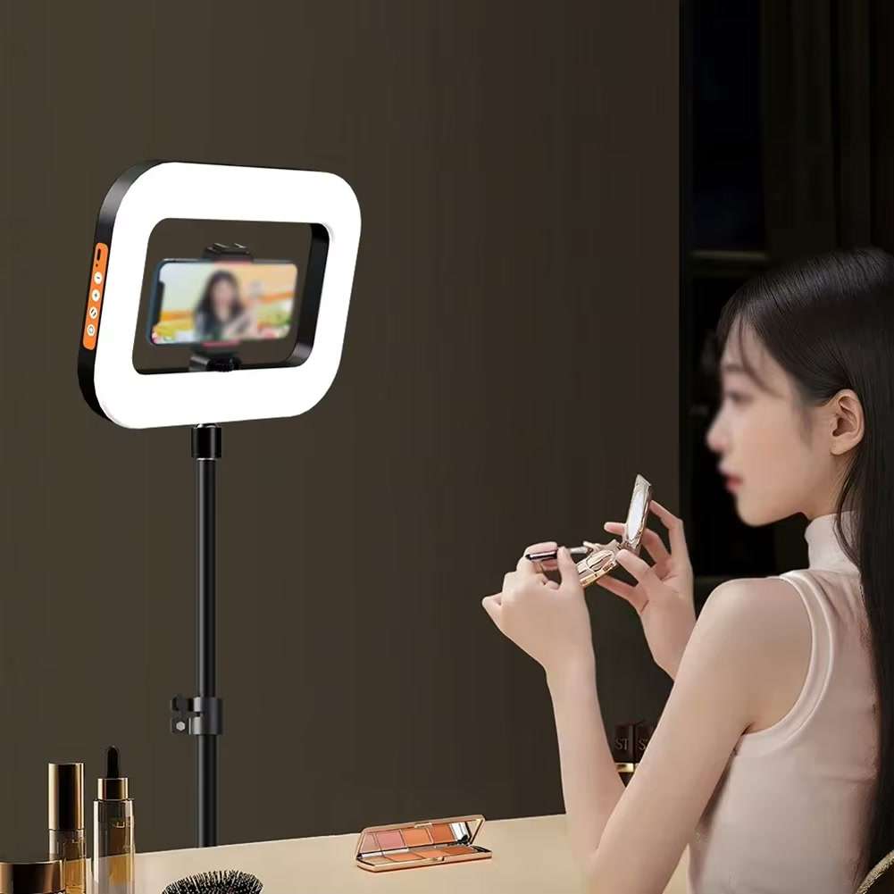 LumiLiving 26cm color Ring Light with 2.1m Floor Stand