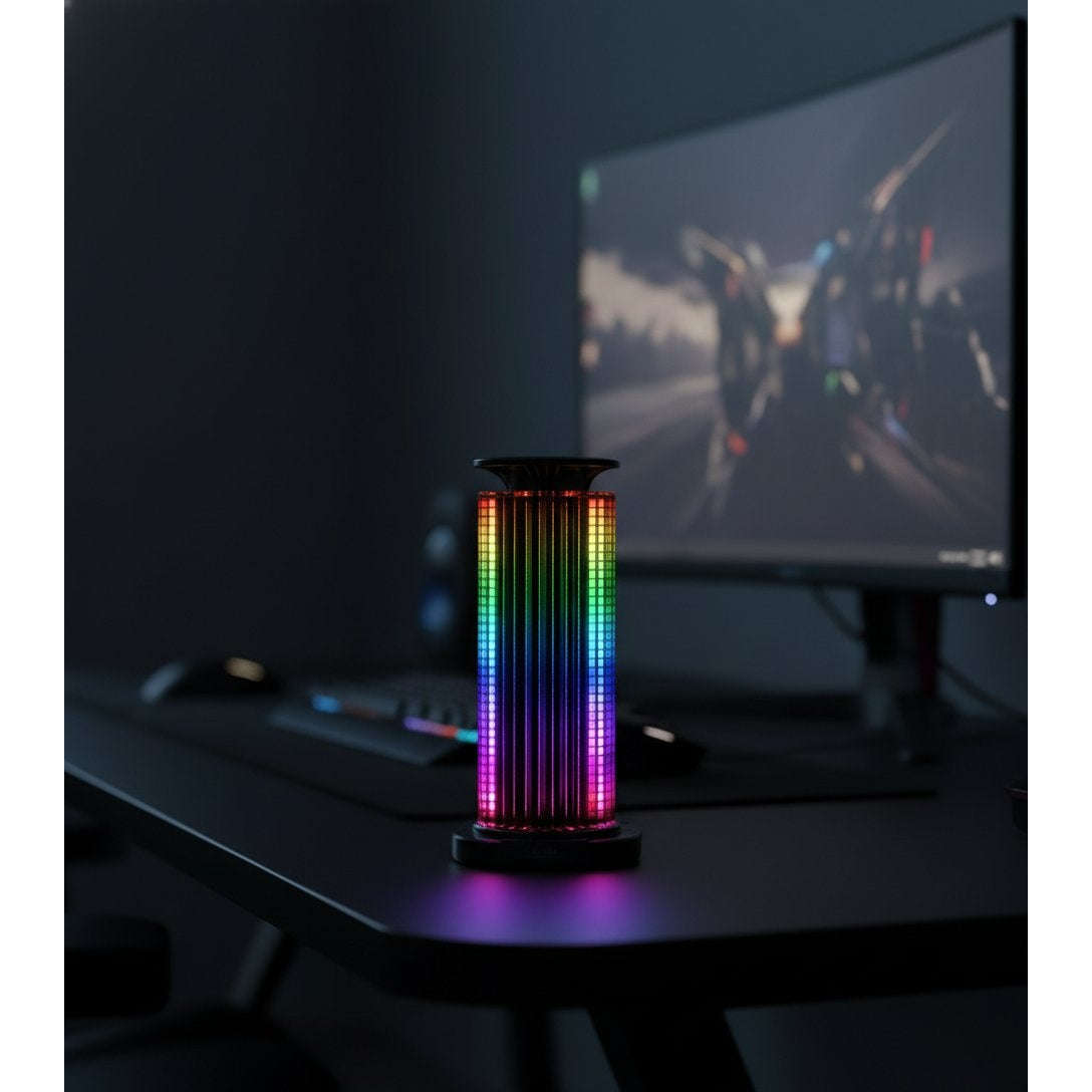 4D Panoramic Music Rhythm Light | RGB Sound Reactive LED Ambient Light