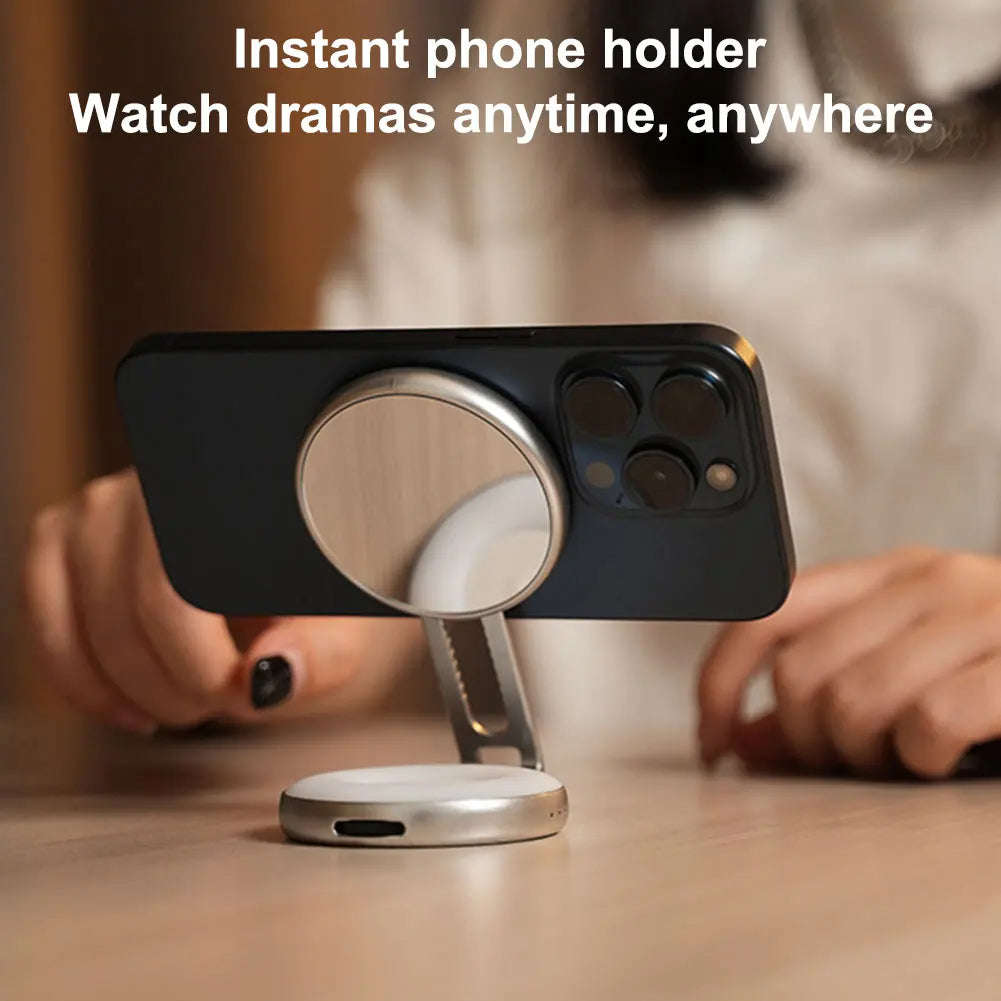 MagSafe Magnetic Selfie Ring Light with Phone Stand
