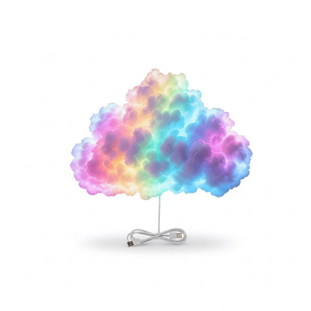 Thundercloud LED Light DIY Kit - RGB Cloud Lamp with Lightning Effects