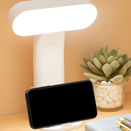 Portable LED Desk Lamp  3 Color Modes, Foldable, Touch Control & Eye Protection