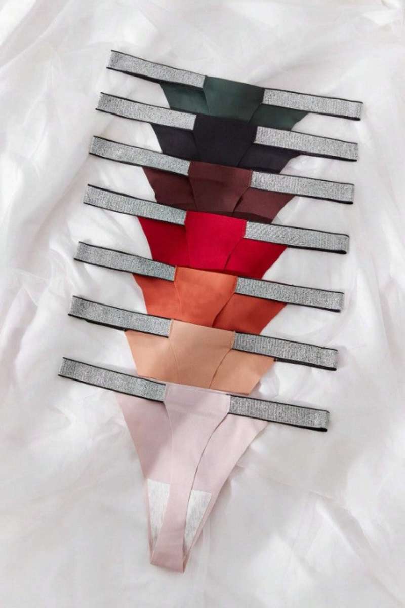 The 'Everyday' 7-Pack Plain Thong Underwear Set