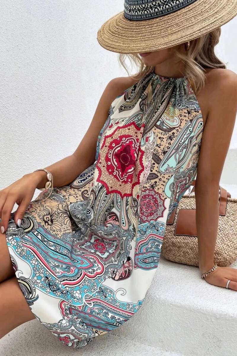 The 'Paisley' Floral Print Wrap Dress