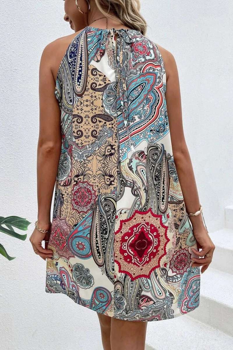 The 'Paisley' Floral Print Wrap Dress
