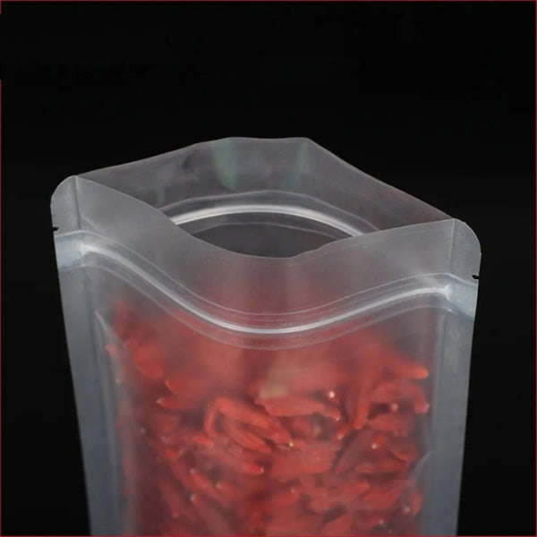 Frosted Plastic Stand Up Pouches  Various Sizes Available - SAMPLES