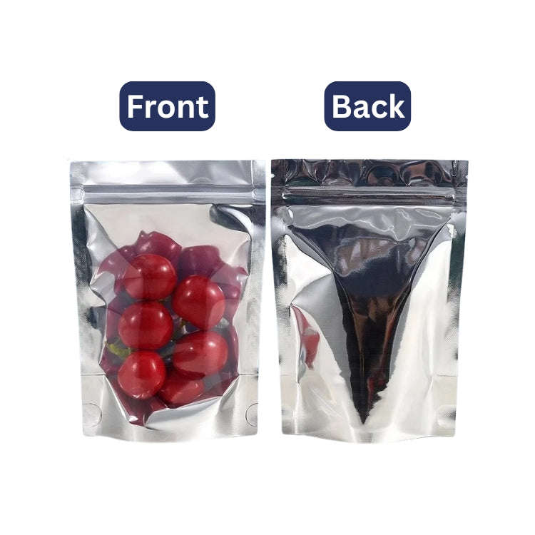 Aluminium Foil Ziplock Stand Up Pouches - SAMPLES/ SINGLES