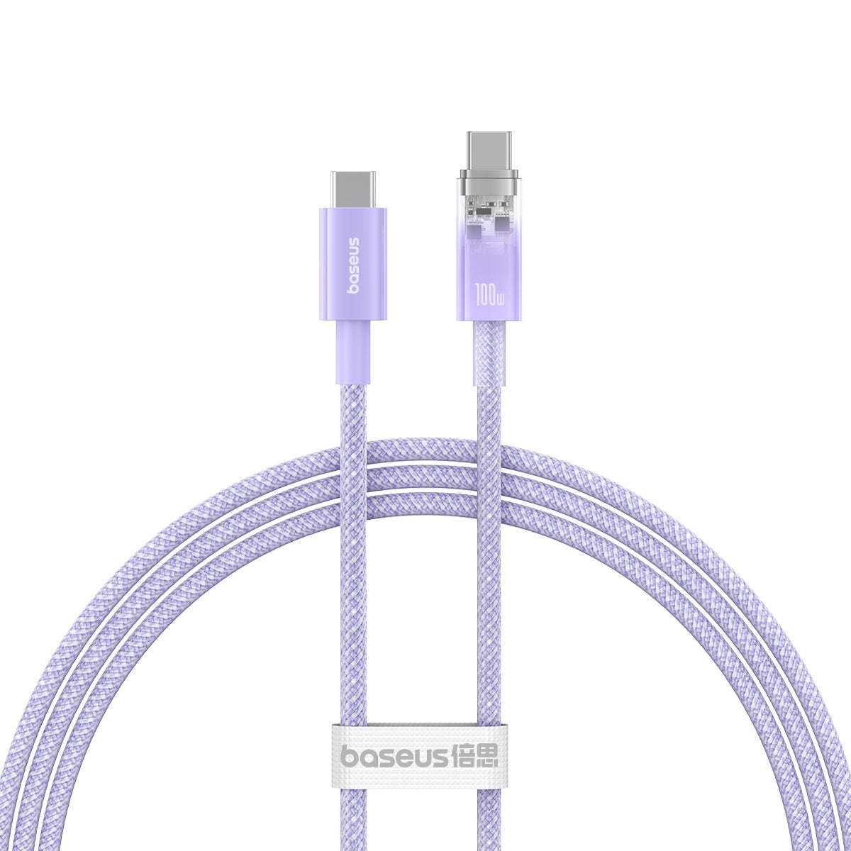 Baseus Explorer Series 1m Type - C Cable: 100W Fast Charge, Temp Control
