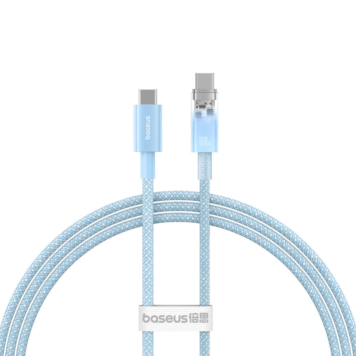 Baseus Explorer Series 1m Type - C Cable: 100W Fast Charge, Temp Control