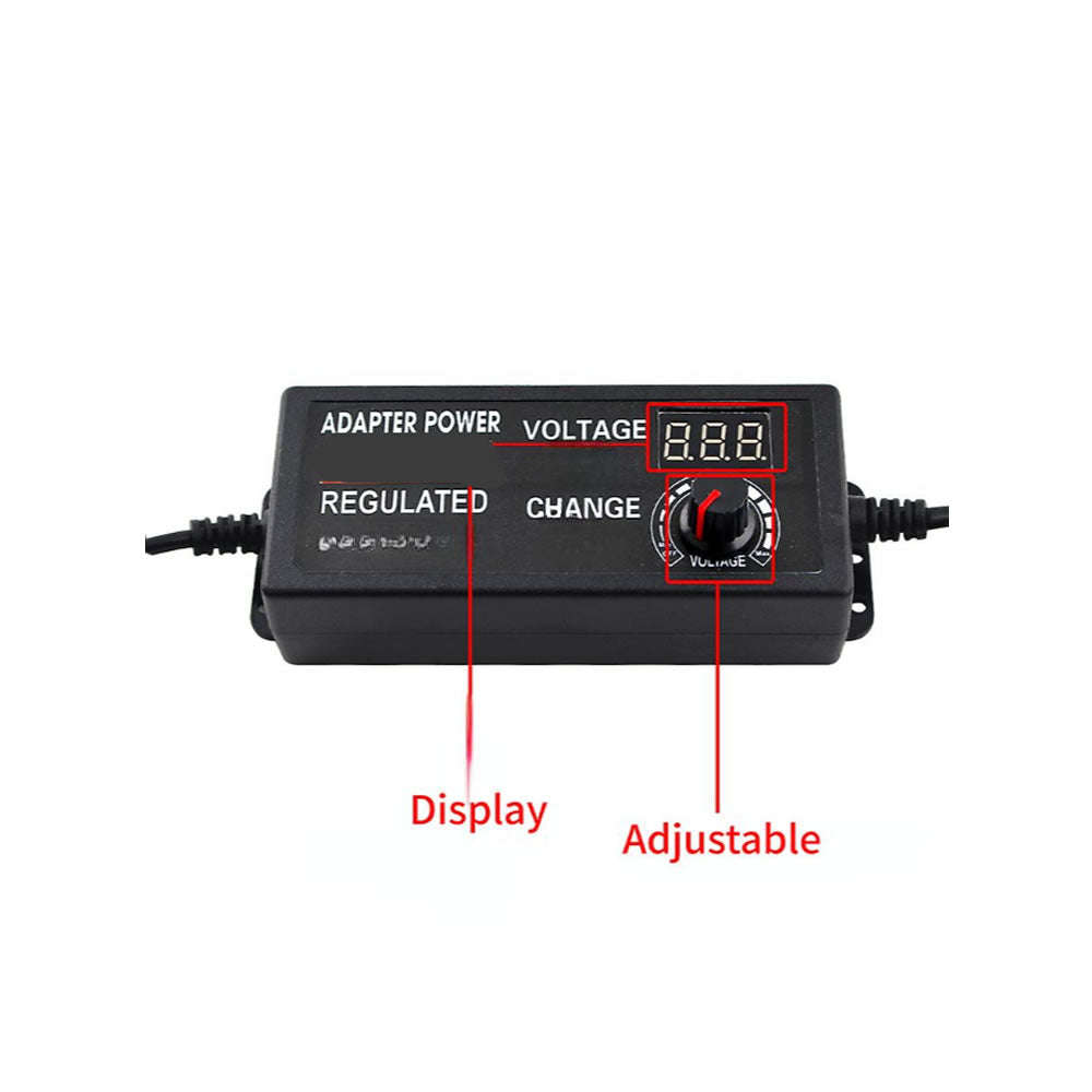 Universal Adjustable Ac To Dc Power Supply Power Cord V24-10-5