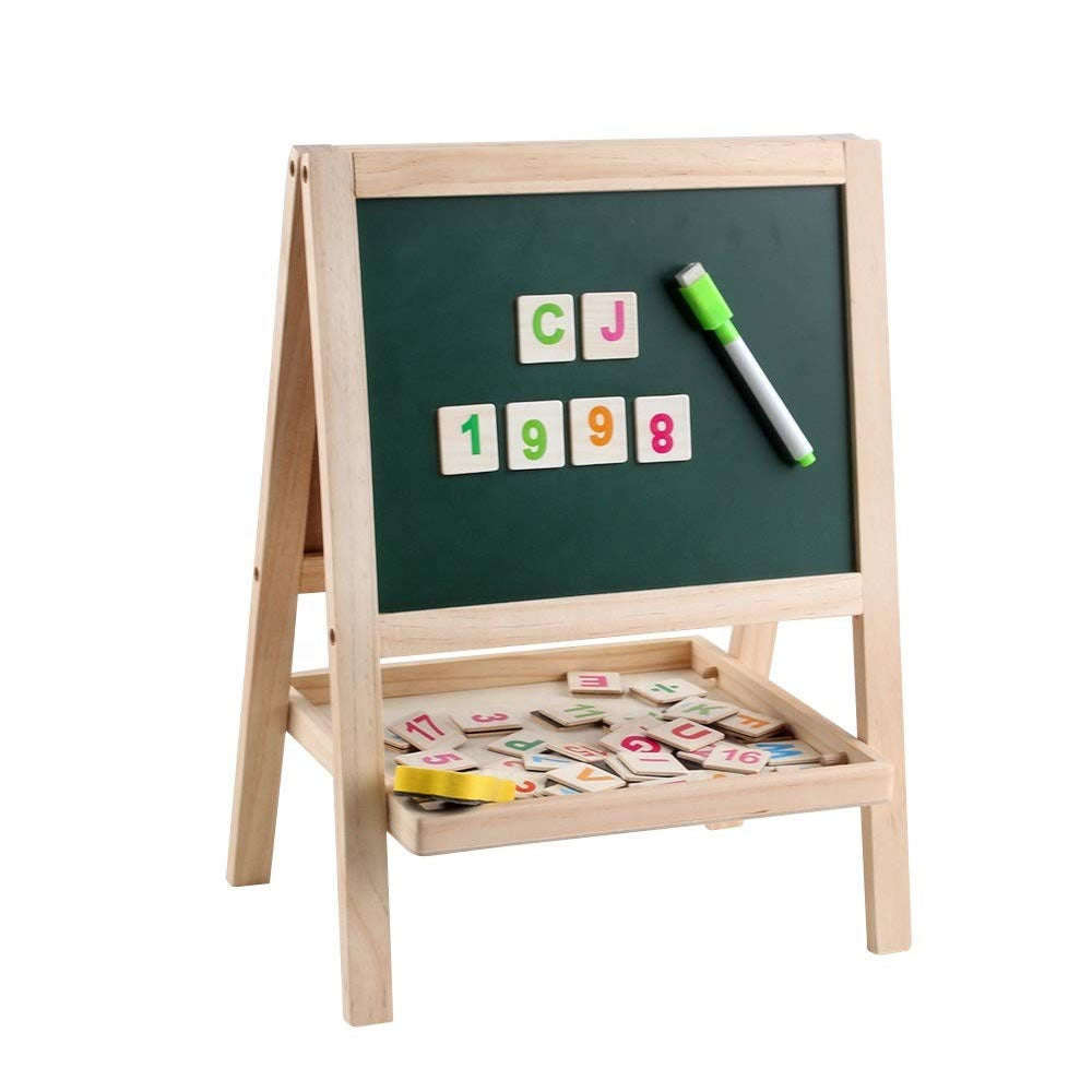 Kids Small Wooden Double-Sided Drawing Board F74-137-14