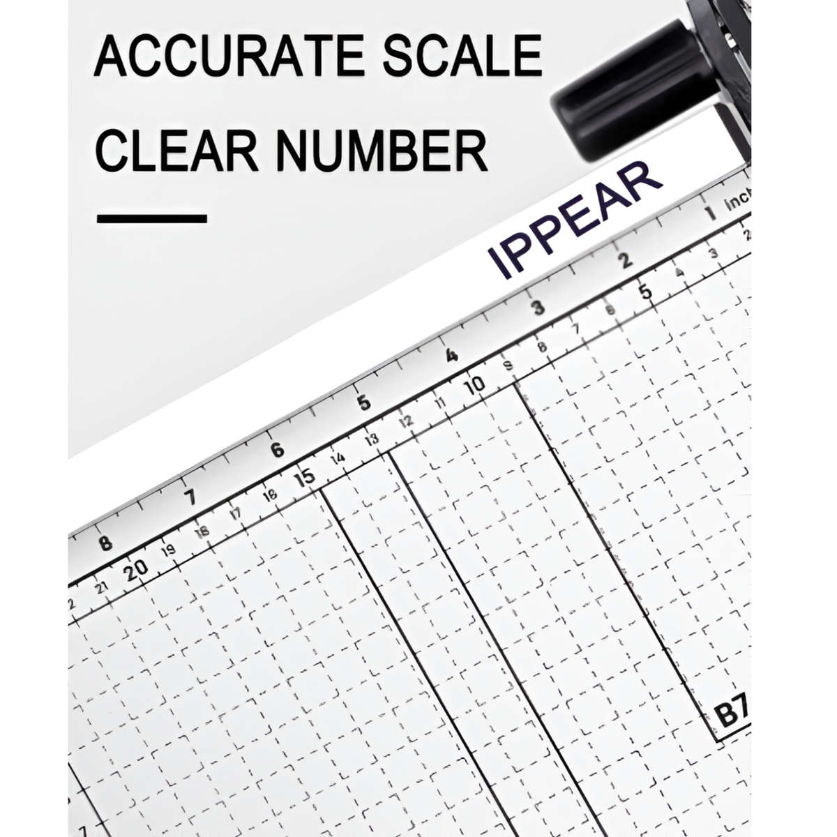 Precision A4 Guillotine Paper Cutter with Wood Base FB-23