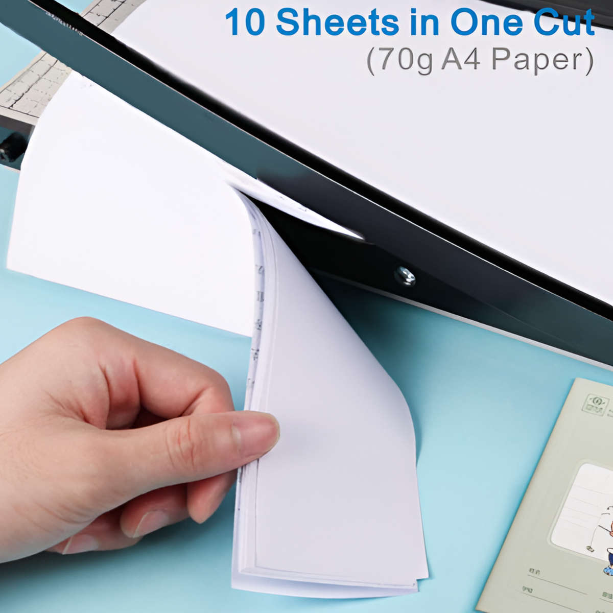 Precision A4 Guillotine Paper Cutter with Wood Base FB-23