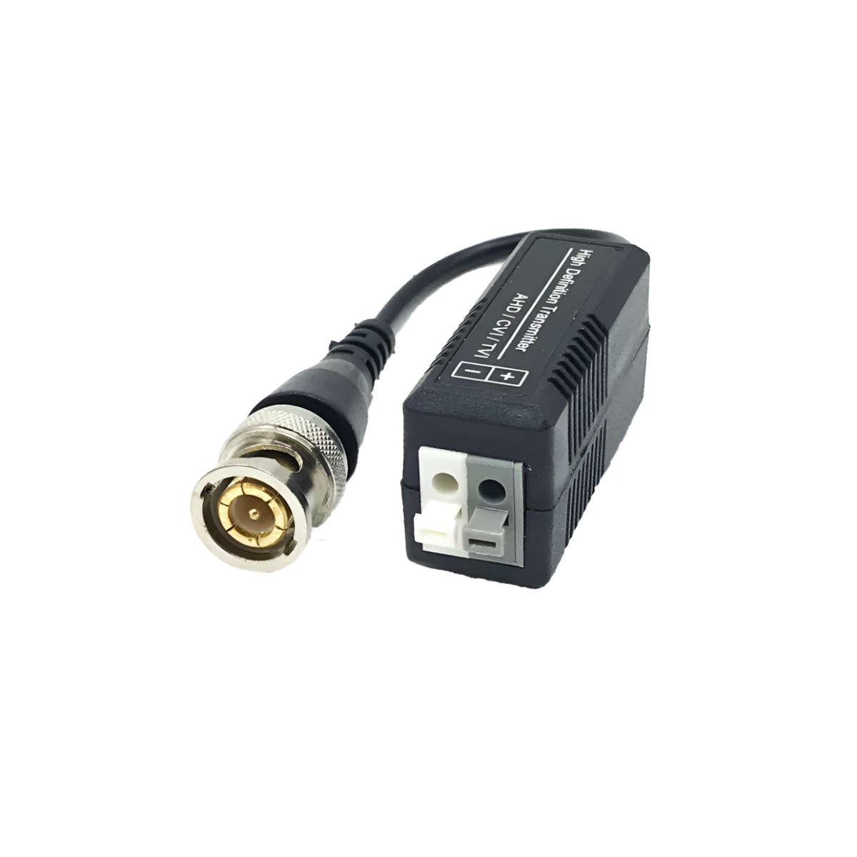 2 Pcs High Definition Passive Video Balun Cable Cord Transmitter 500P