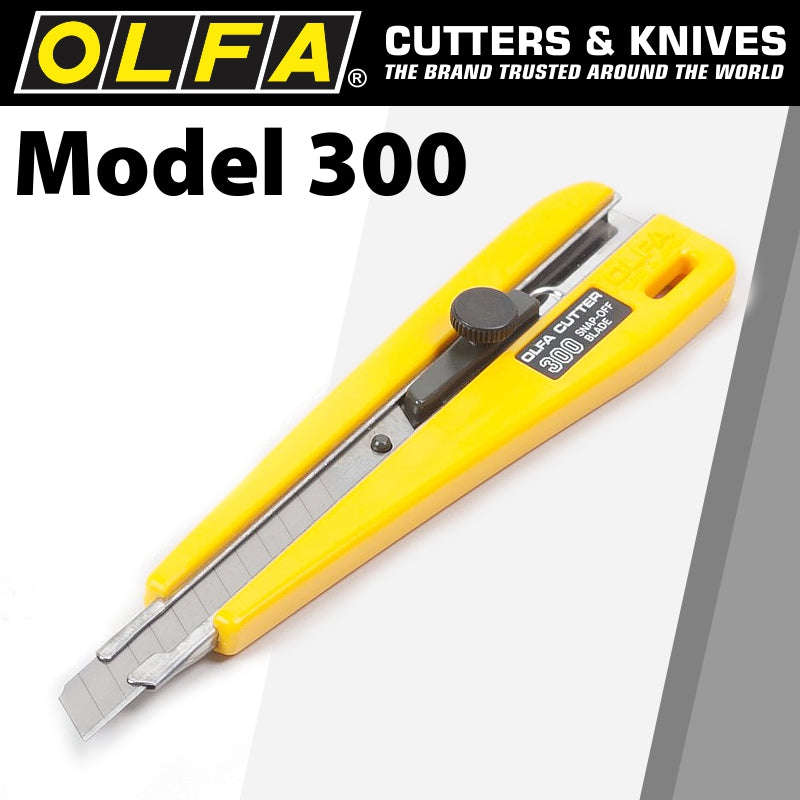 Olfa model 300 screw lock  snap off knife cutter
