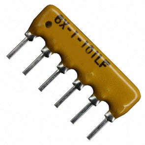 Network resistor sil 06-pin 5-res 2k2 hra-a06-222-j