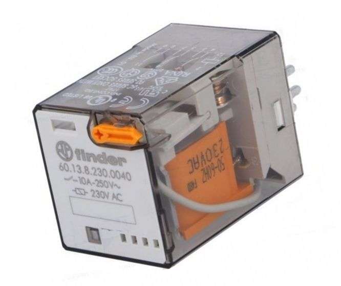 Relay tpdt 10a 230v round 11pin 60.13.8.230.0040