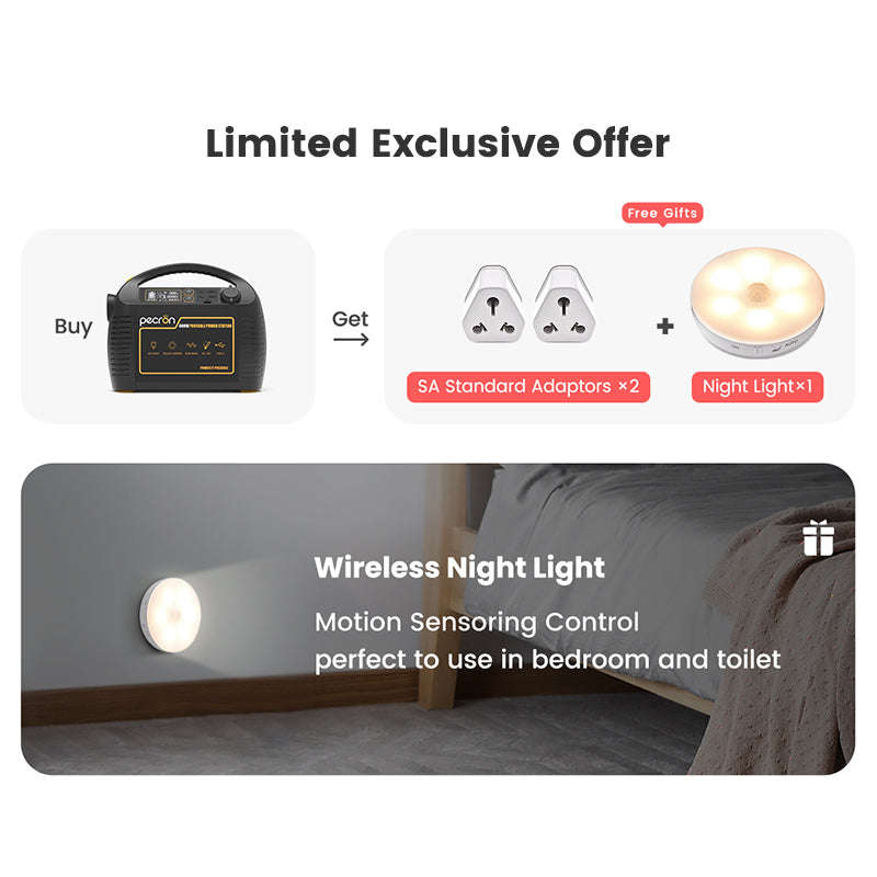 PECRON P600 600W Portable Power Station