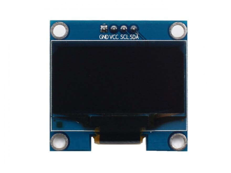 1.3-inch Blue OLED display with I2C interface