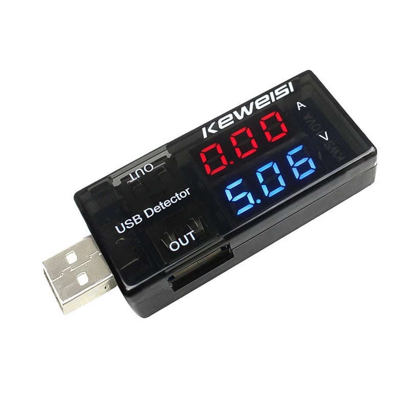 Dual USB Voltage and Current Tester