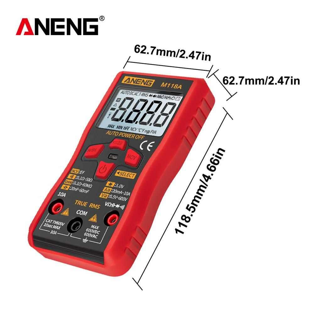 M118A Digital Mini Multimeter