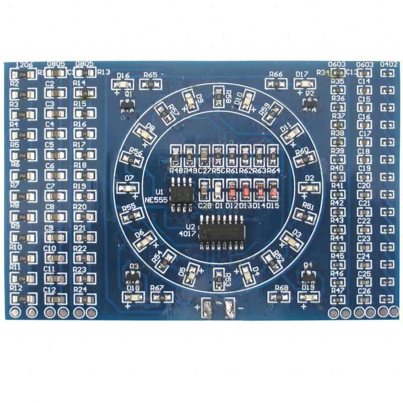 Rotating Ring and Flashing LED SMD Practice Kit